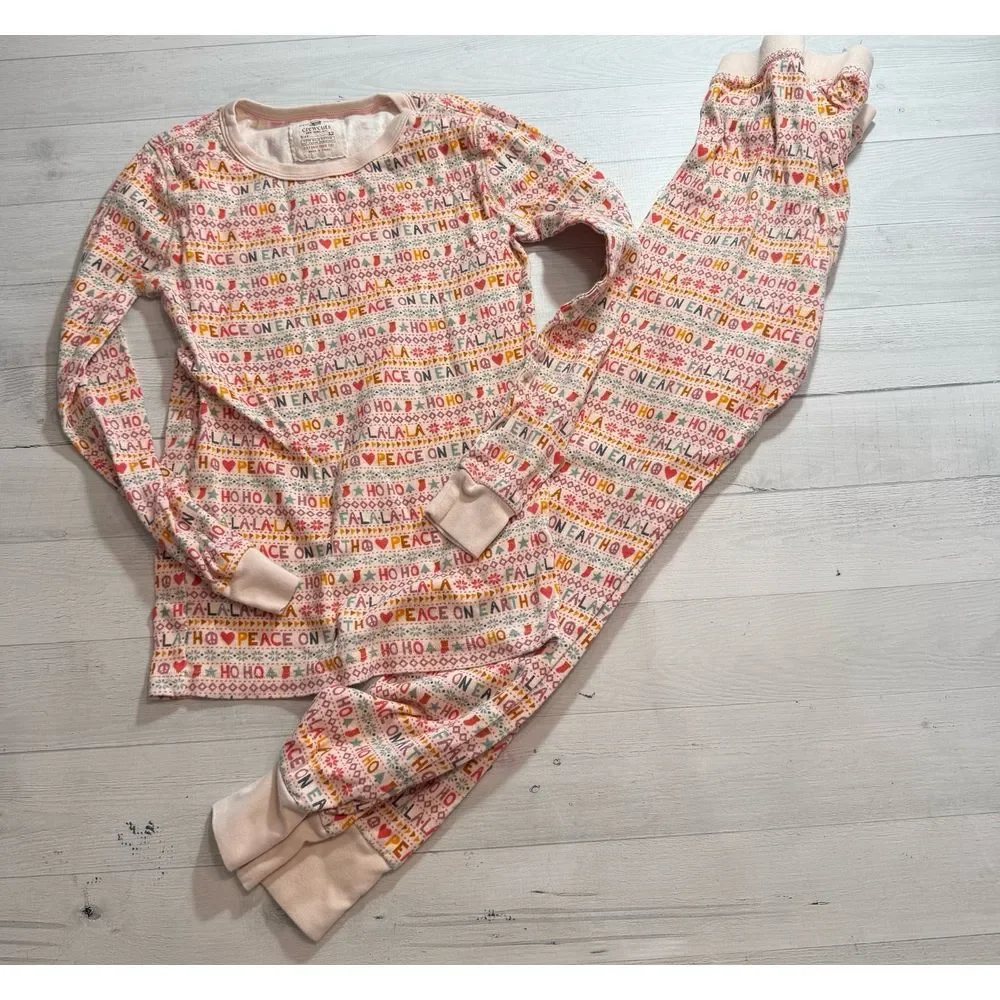 Crew‎ cuts girls falala holiday pajamas size 12